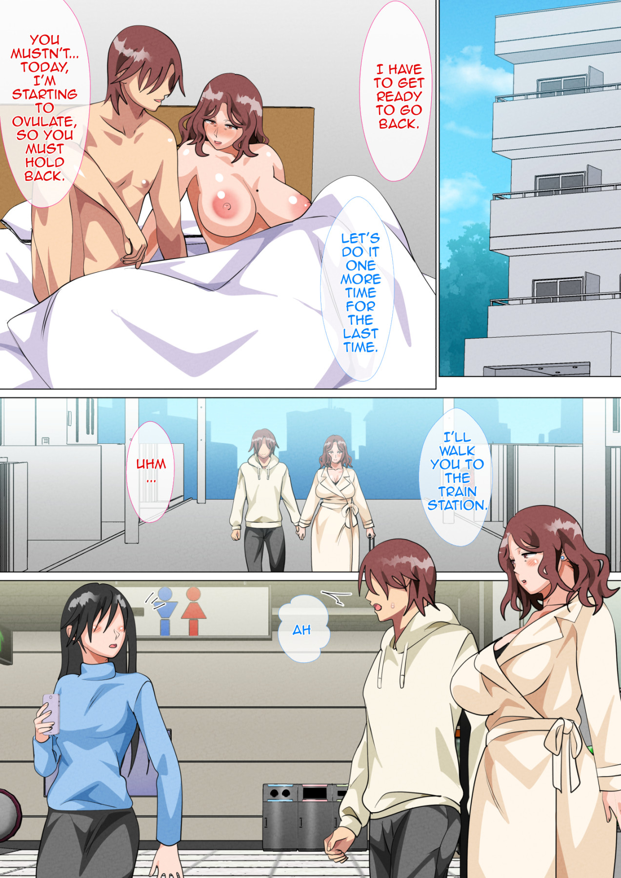 Hentai Manga Comic-Mother Visiting Her Son in Tokyo-Read-95